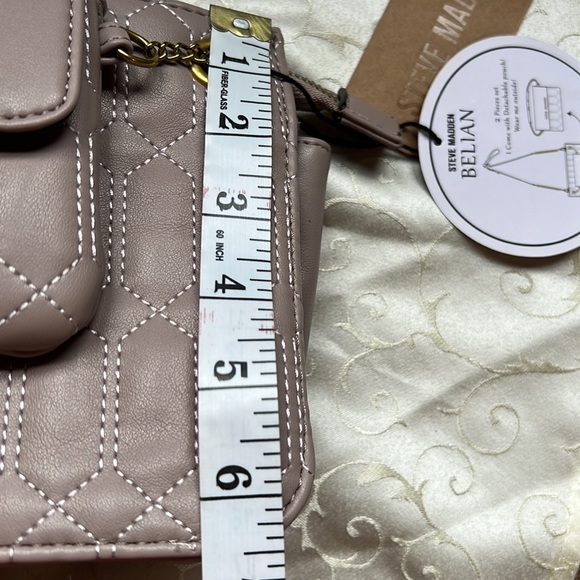 NWT STEVE MADDEN BELIAN Crossbody Bag Quilted 2PC🌹🌹 - Picture 13 of 17